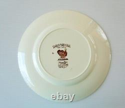 Barnyard King by Johnson Bros Dinner Plates Set of 4 Vintage 10.75 Turkey