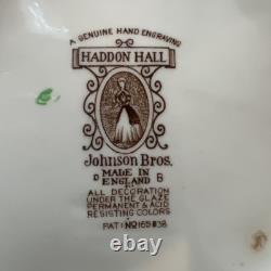 Beautiful soup tureen antique Haddon Hall by Johnson Bros rare