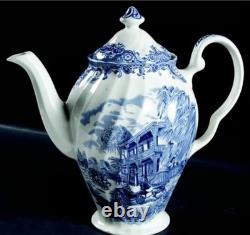 Blue Johnson Bros Heritage Hall 4411 Coffee Pot discontinued