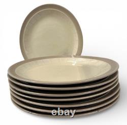 DEFECTIVE Johnson Bros England Hessian Stoare Dinner Plates Set of 8 Bro G3D