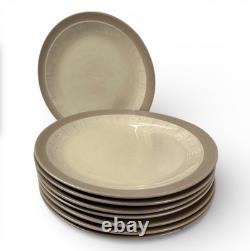 DEFECTIVE Johnson Bros England Hessian Stoare Dinner Plates Set of 8 Bro G3D
