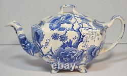 Early Johnson Brothers 4 Cup TEAPOT English Chippendale Blue PERFECTLY STUNNING