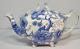 Early Johnson Brothers 4 Cup Teapot English Chippendale Blue Perfectly Stunning