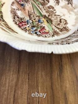 Eight Vintage English Garden, Johnson Bros. Fruit/dessert/ sauce bowls