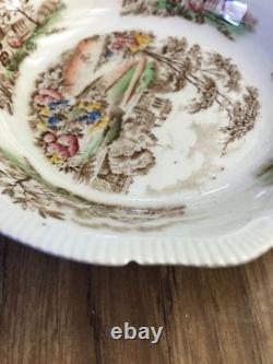 Eight Vintage English Garden, Johnson Bros. Fruit/dessert/ sauce bowls