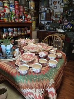 Exceptional 45pc Johnson Brothers English Chippendale Set + Lids- Look