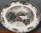 Friendly Village Platter Covered Bridge Johnson Bros 15 England