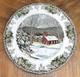 Friendly Village Set Of 6 Dinner Plates Johnson Brothers England School House