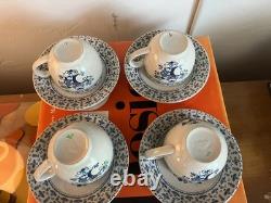 FULL Dinnerware Set for Four Johnson Brothers Sugar and Spice 24 Piece total