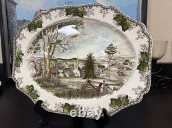 Fantastic Jonson Bros Transferware Platter