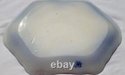 Flow Blue Florida Exquisite Johnson Bros 18.5 Serving Platter with Gold Accents