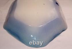 Flow Blue Florida Exquisite Johnson Bros 18.5 Serving Platter with Gold Accents