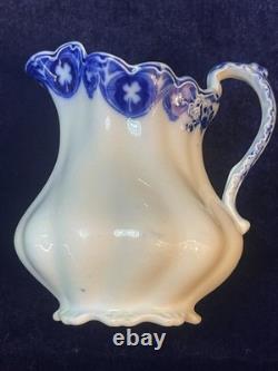 Flow Blue Johnson Brothers Savoy 16oz Creamer/pitcher