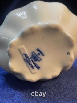 Flow Blue Johnson Brothers Savoy 16oz Creamer/pitcher