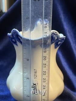 Flow Blue Johnson Brothers Savoy 16oz Creamer/pitcher
