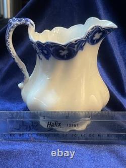 Flow Blue Johnson Brothers Savoy 16oz Creamer/pitcher