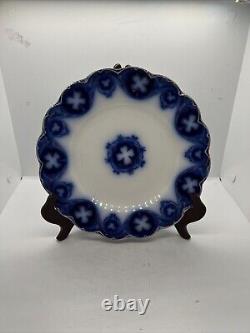 Flow Blue Johnson Brothers Savoy Set Of 4- 9 Inch Plates