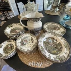 Friendly Village Dinnerware Johnson Bros England in New Hampshire Lot Of 39