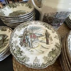 Friendly Village Dinnerware Johnson Bros England in New Hampshire Lot Of 39