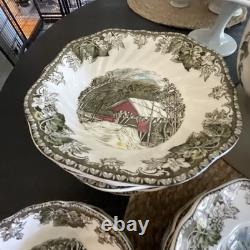 Friendly Village Dinnerware Johnson Bros England in New Hampshire Lot Of 39