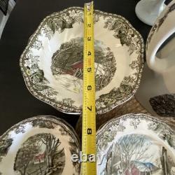 Friendly Village Dinnerware Johnson Bros England in New Hampshire Lot Of 39