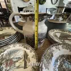 Friendly Village Dinnerware Johnson Bros England in New Hampshire Lot Of 39