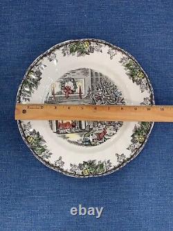 Friendly Village, Johnson Brothers, Christmas Dinner Plate (C), Made In England