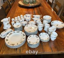 HUGE Collection (95 Pc) Johnson Brothers Brookshire Dinner And Tea Set