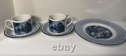 Harry Potter Johnson Bros Traditional 5pc 2 Cups 2 Saucers Plate 2002 England