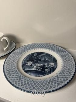 Harry Potter Johnson Bros Traditional 5pc 2 Cups 2 Saucers Plate 2002 England