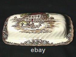 Heritag Hall #4411 Covered Butter 1/4 Lb. By Johnson Brothers New Old Stock