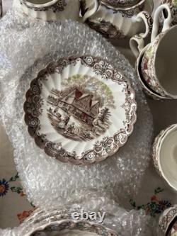 Heritage Hall Johnson Brothers Glass China Set