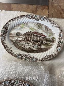 Heritage Hall Johnson Brothers Glass China Set