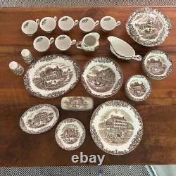 Heritage Hall Johnson Brothers Ironstone 4411 44 Piece Vintage China Set