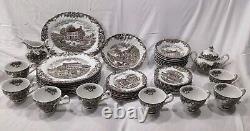 Heritage Hall Johnson Brothers Ironstone 4411 44 Piece Vintage China Set