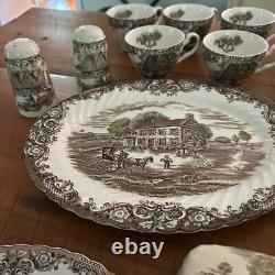 Heritage Hall Johnson Brothers Ironstone 4411 44 Piece Vintage China Set