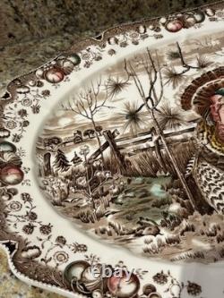 His Majesty Turkey Platter Johnson Brothers England Huge 20.5 x bit over 16