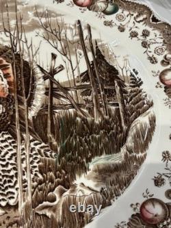 His Majesty Turkey Platter Johnson Brothers England Huge 20.5 x bit over 16