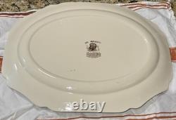 His Majesty Turkey Platter Johnson Brothers England Huge 20.5 x bit over 16 His Majesty Turkey Platter Johnson Brothers England Huge 20.5 x bit over 16