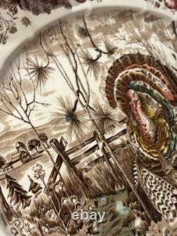 His Majesty Turkey Platter Johnson Brothers England Huge 20.5 x bit over 16