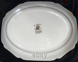 His Majesty turkey Platter by Johnson Brothers Made in England Large 20x16 READ