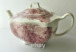 JOHNSON BROS OLD BRITAIN CASTLES TEA POT made in ENGLAND c. 1930