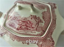 JOHNSON BROS OLD BRITAIN CASTLES TEA POT made in ENGLAND c. 1930