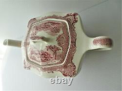 JOHNSON BROS OLD BRITAIN CASTLES TEA POT made in ENGLAND c. 1930