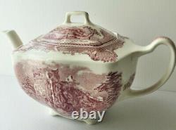 JOHNSON BROS OLD BRITAIN CASTLES TEA POT made in ENGLAND c. 1930