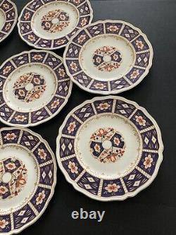 JOHNSON BROS. OLD STAFFORDSHIRE CHATSWORTH PATTERN DINNER PLATES Imari