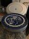 Johnson Brothers Blue Willow Made In England Dinner Plate 9-3/4 Euc