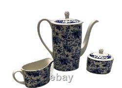 JOHNSON BROTHERS BROS English Garden COFFEE TEA POT, CREAMER, COVERED SUGAR NEW