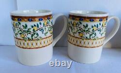 JOHNSON BROTHERS Bros Lemon Tree 5 Piece Set Teapot Sugar Milk Mugs Made England