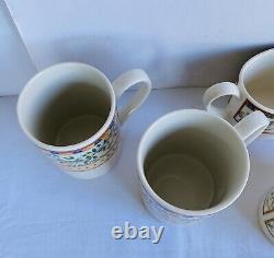 JOHNSON BROTHERS Bros Lemon Tree 5 Piece Set Teapot Sugar Milk Mugs Made England